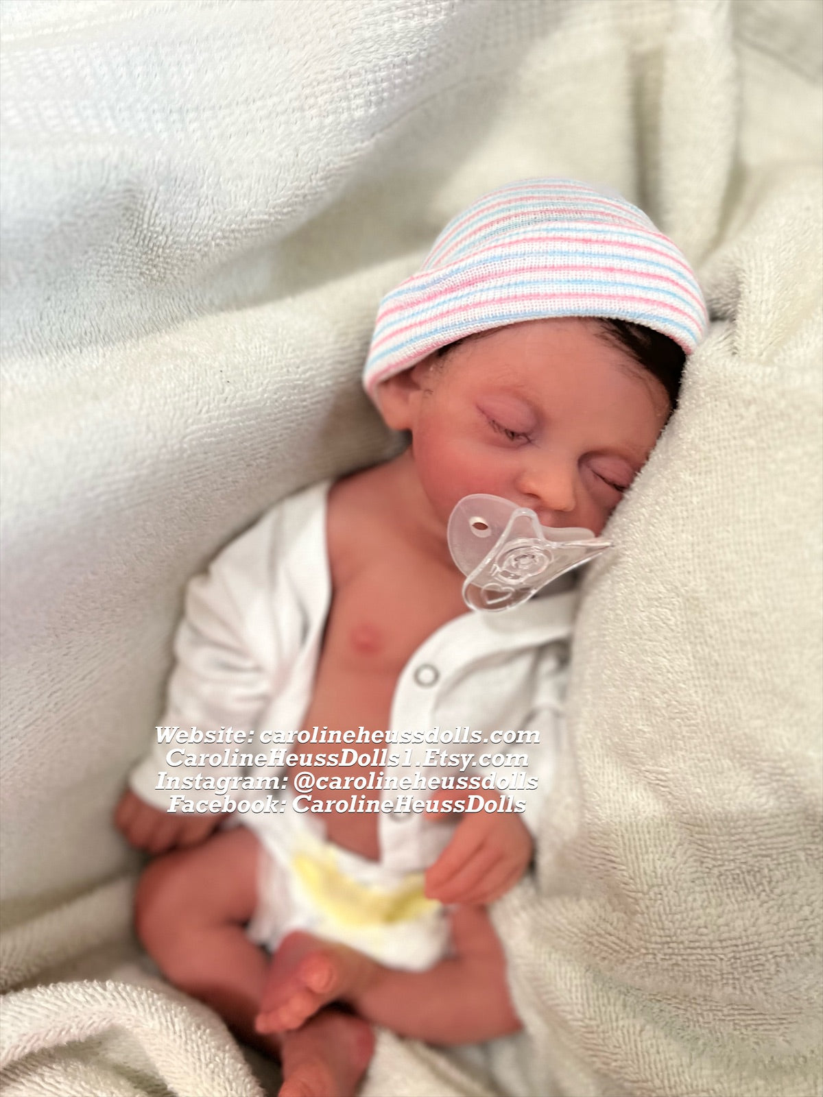 Custom order, soft full body solid silicone preemie baby boy doll, reborn ranger
