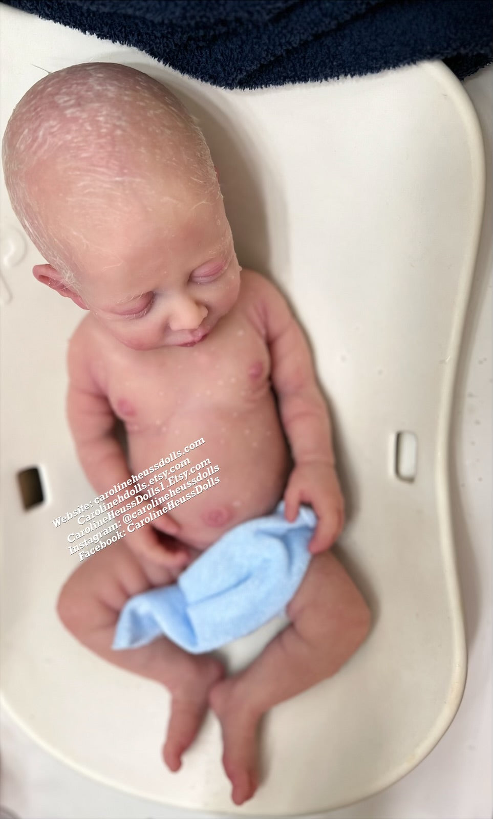 Ready to ship , Full body silicone baby doll, newborn reborn baby boy Drew