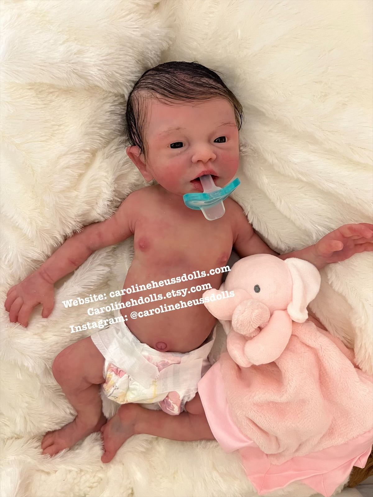 Custom order, High quality full body silicone baby doll, layaway available, Soft Silicone full body baby girl Wren, layaway available