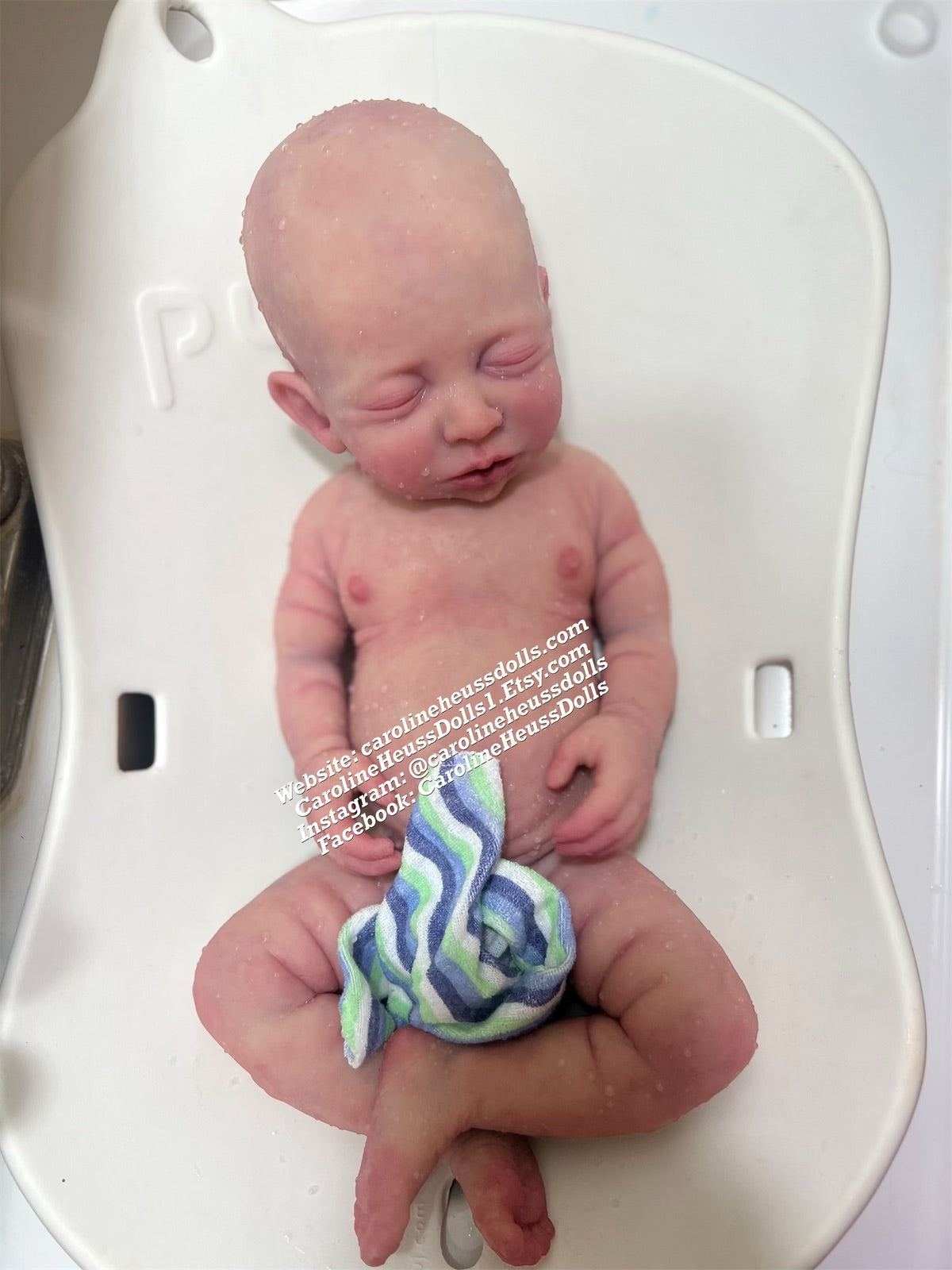 Custom order, High quality soft full body silicone baby doll, newborn reborn baby boy Drew, layaway available