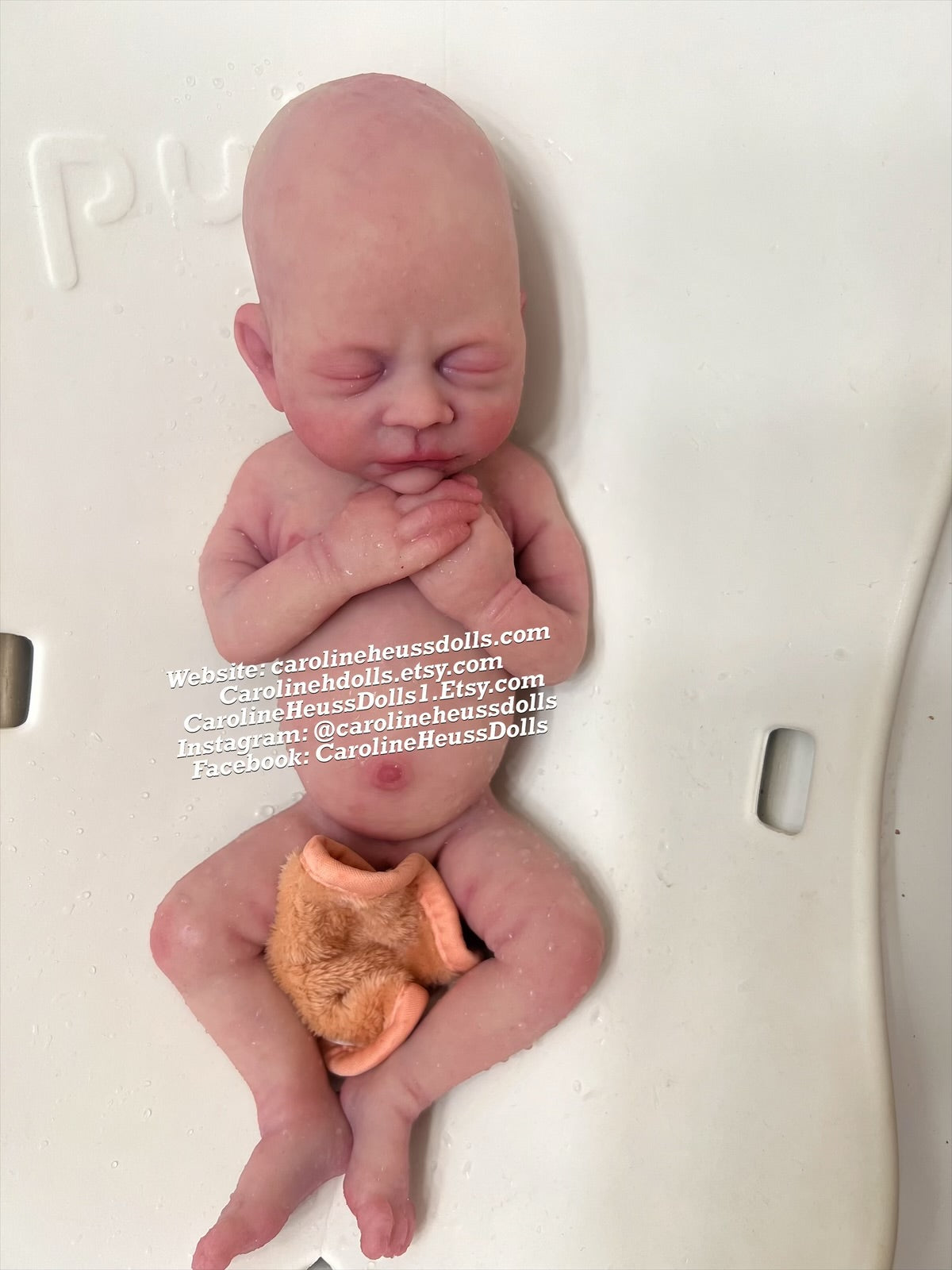 Ready to ship, High quality full body silicone baby doll preemie river