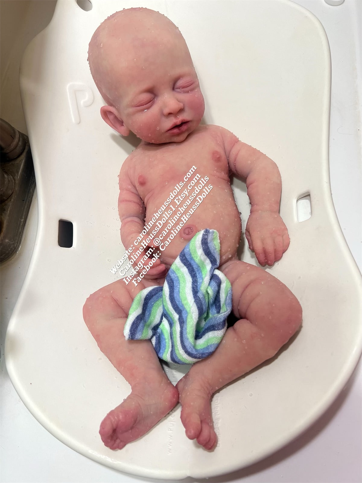 Custom order, High quality soft full body silicone baby doll, newborn reborn baby boy Drew, layaway available