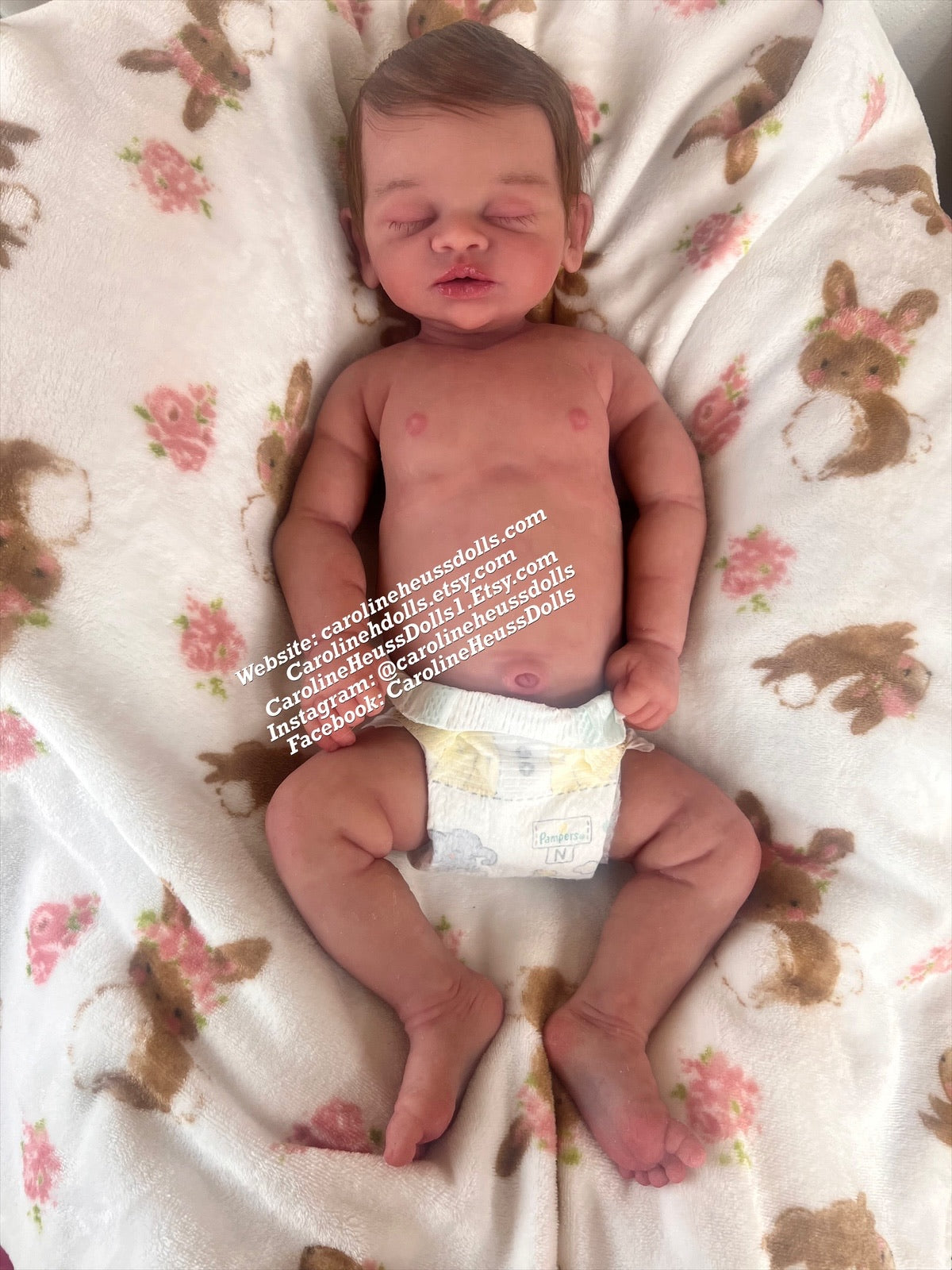 Custom order soft Full body silicone, big baby 3month Darla, layaway available