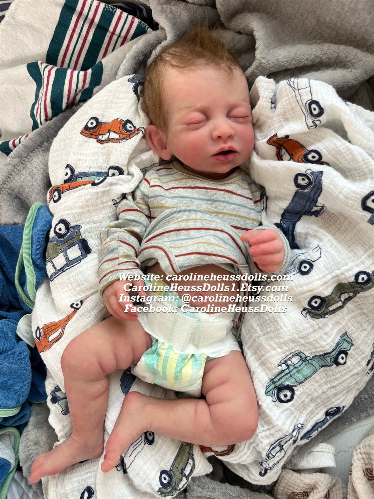 Custom order, High quality soft full body silicone baby doll, newborn reborn baby boy Drew, layaway available