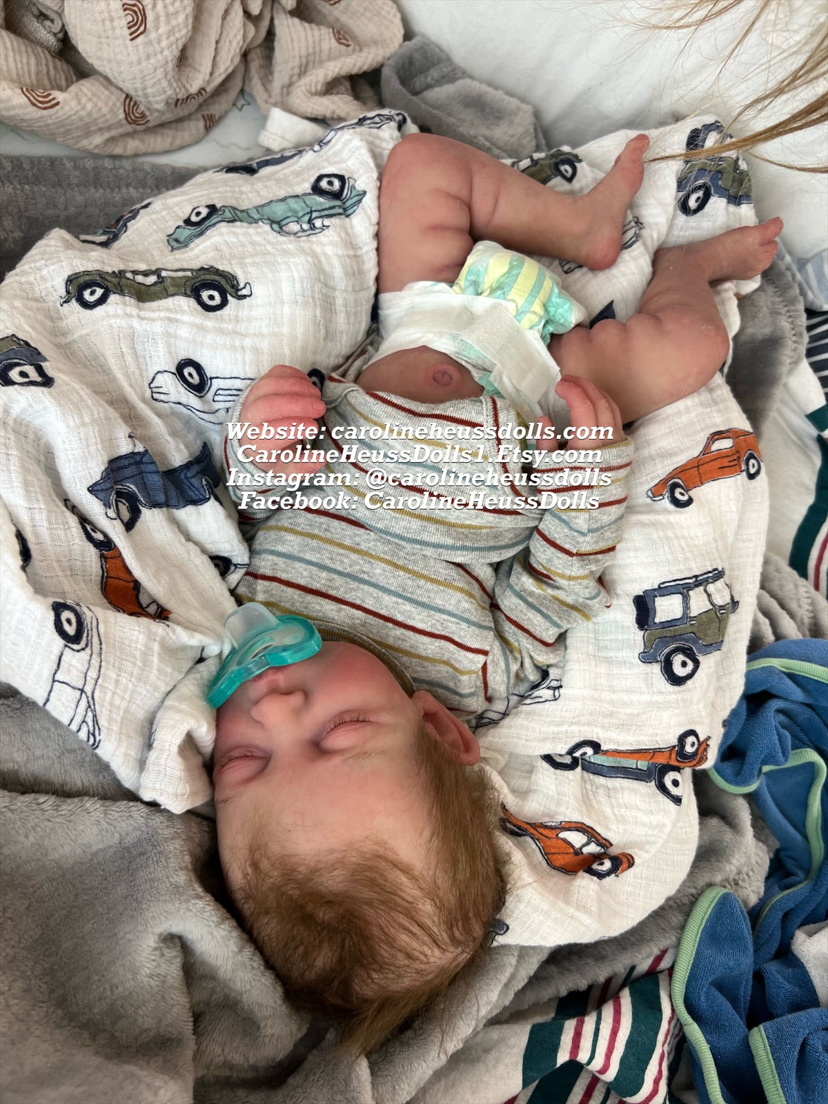 Custom order, High quality soft full body silicone baby doll, newborn reborn baby boy Drew, layaway available