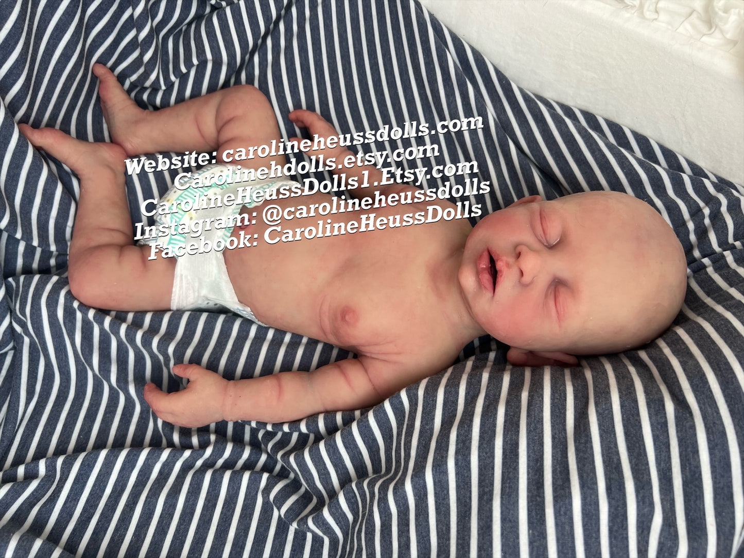 Custom order, High quality soft full body silicone baby doll, newborn reborn baby boy Drew, layaway available