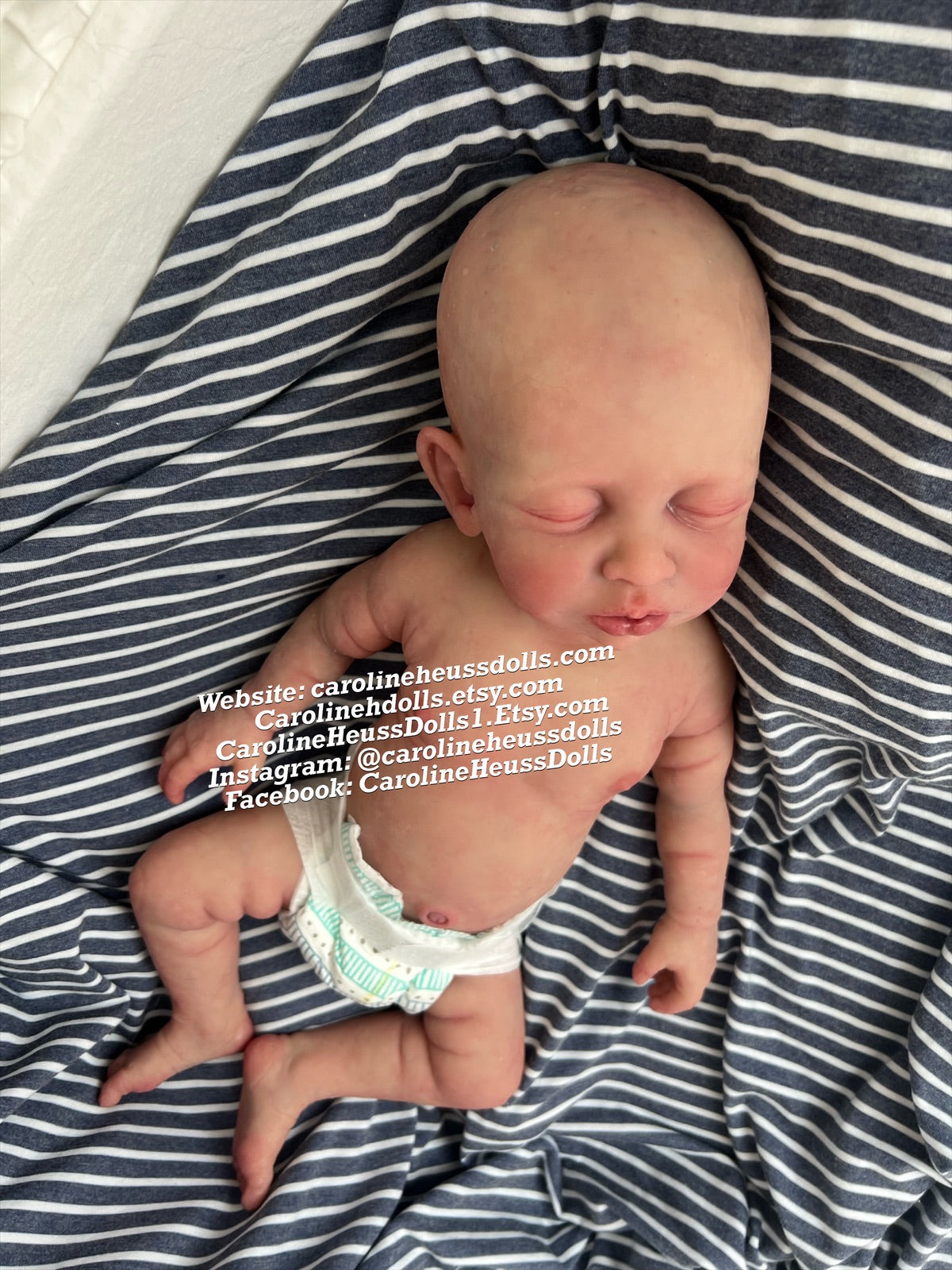 Custom order, High quality soft full body silicone baby doll, newborn reborn baby boy Drew, layaway available