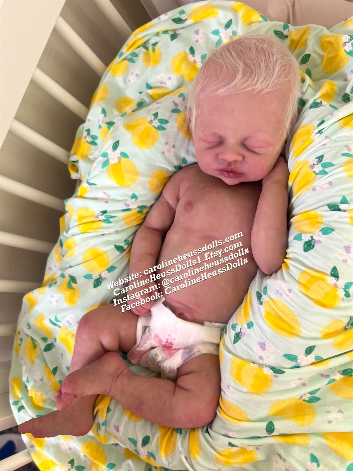 Customizable, Full body solid silicone, big baby 3month Darla