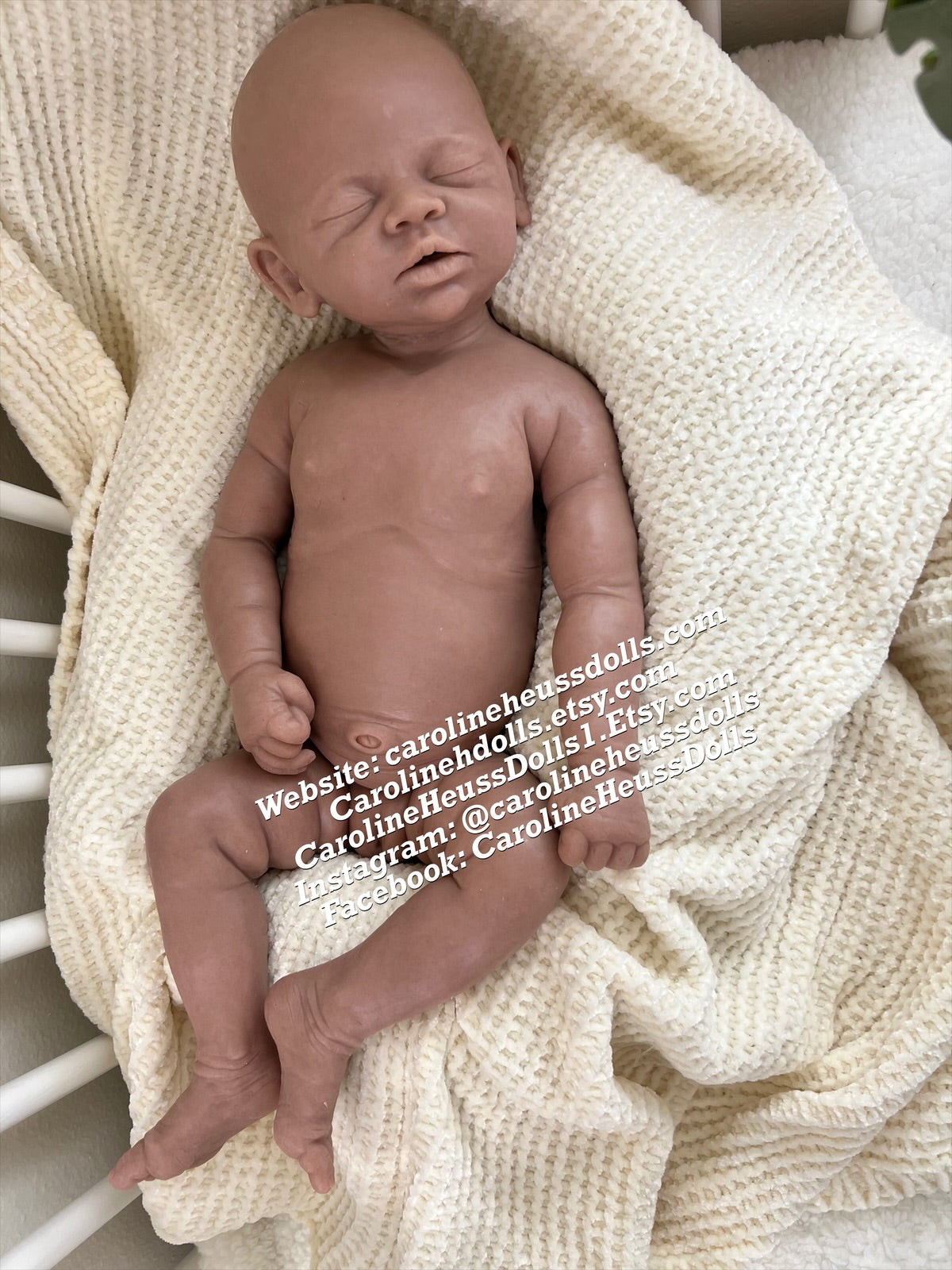 Blank full body silicone 3month baby girl Darla