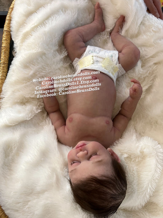 Beautiful silicone baby Olive