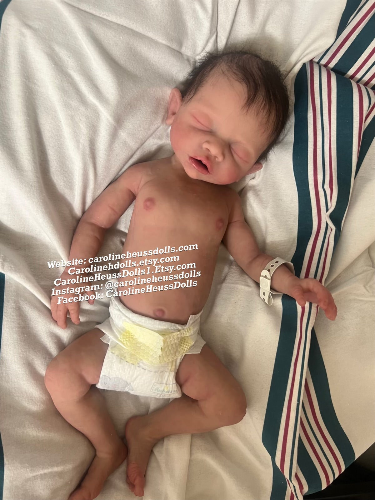 Ready to ship, soft full body Silicone newborn reborn baby boy doll Bridger