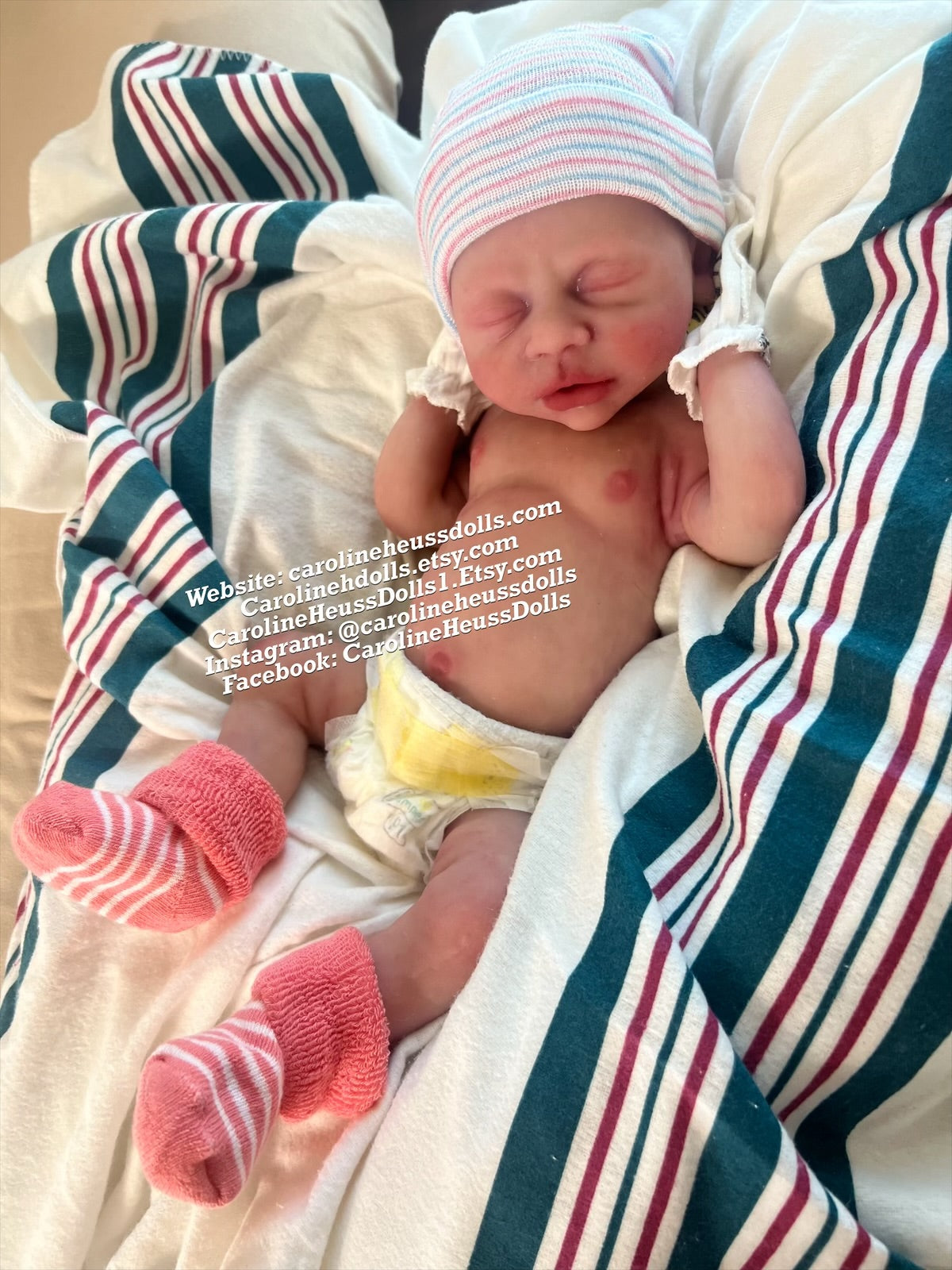 Ready to ship, High quality full body silicone baby doll preemie river