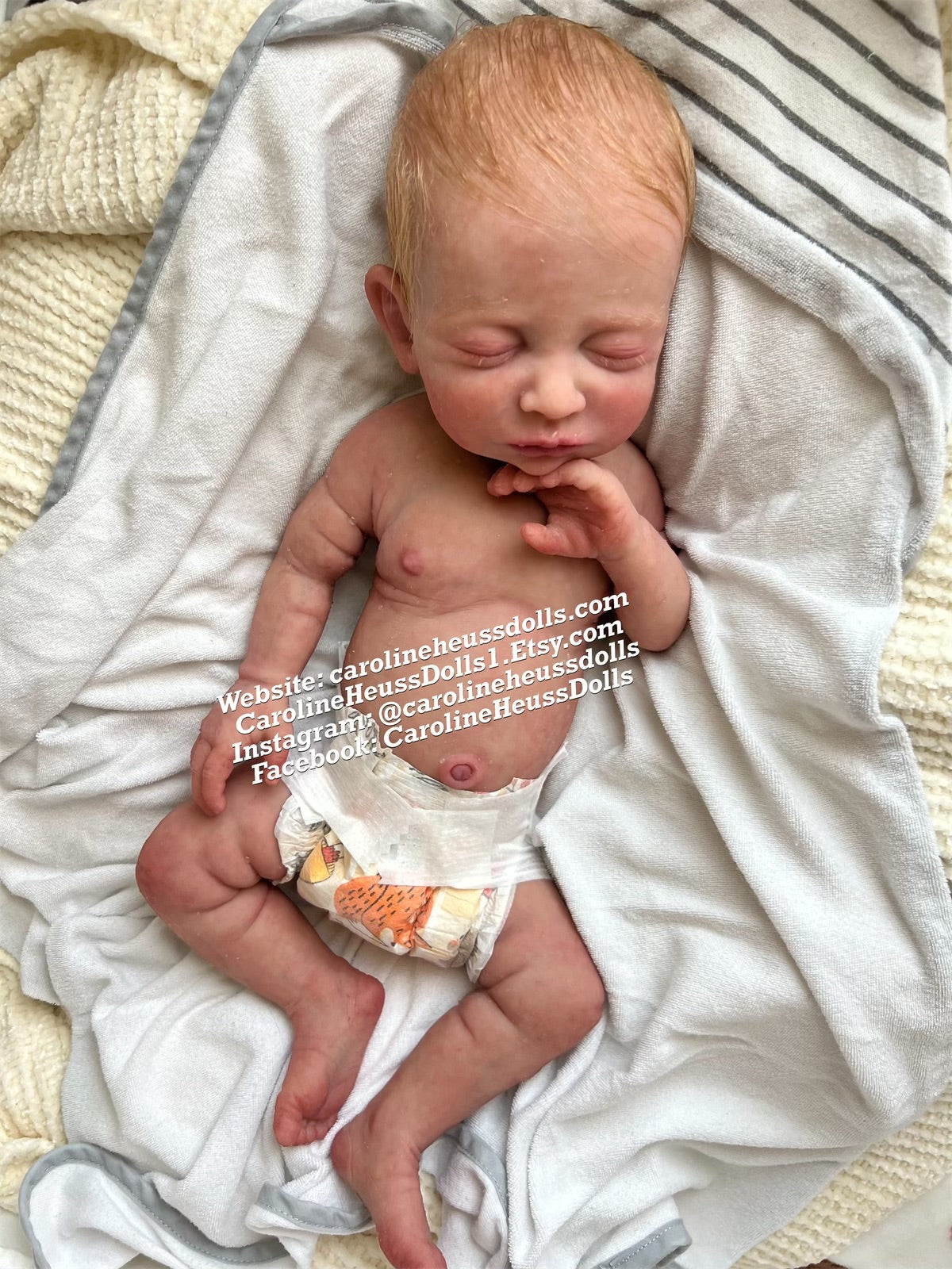 Ready to Ship, Full body silicone baby doll, newborn reborn baby boy Drew