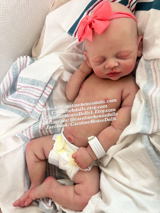 Bib baby 3month Darla, soft full body silicone, ready to ship