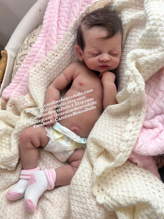Ready to ship, soft Full body silicone big baby 3 month Darla