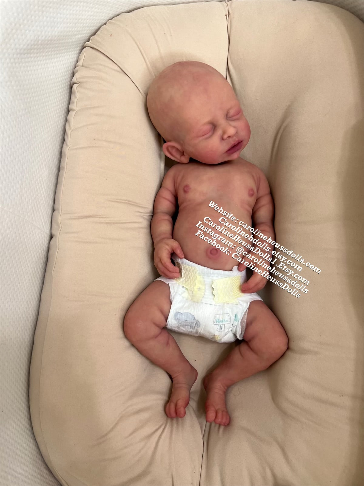 Ready to ship , Full body silicone baby doll, newborn reborn baby boy Drew