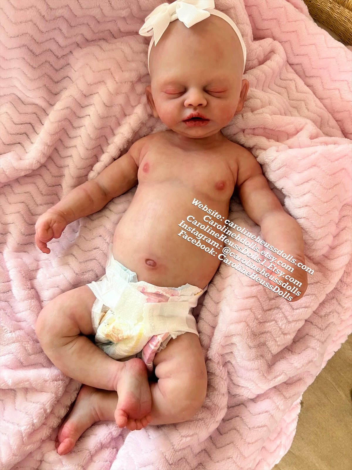 Ready to ship, soft full body silicone chubby big newborn 8lb baby Olive