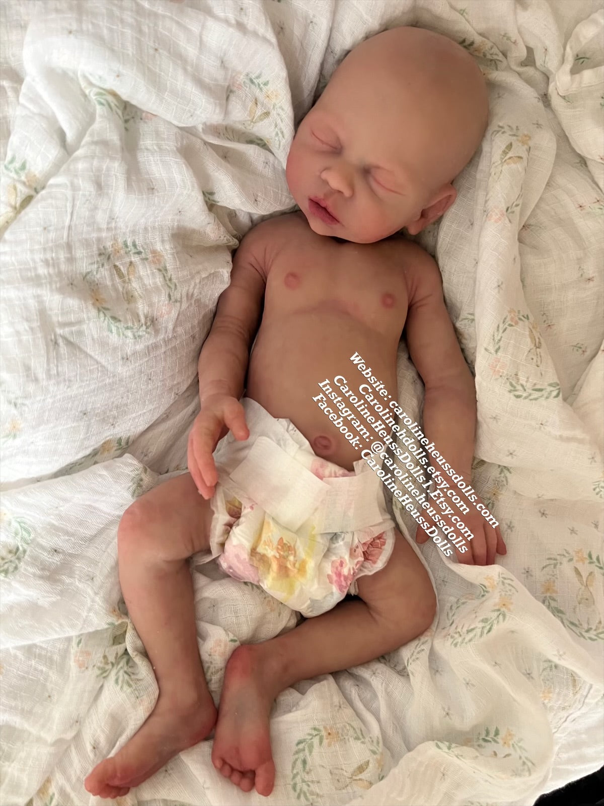 Ready to ship, Full body silicone reborn baby girl doll newborn Brighton