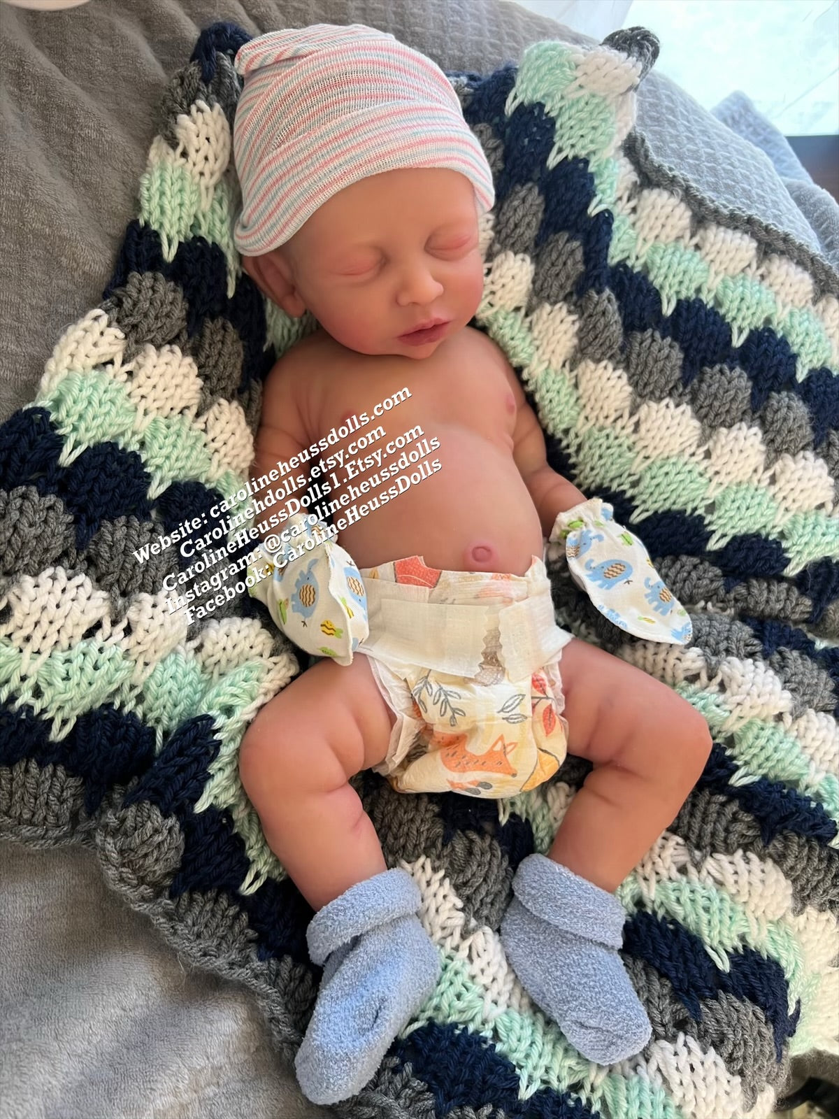 Ready to ship , Full body silicone baby doll, newborn reborn baby boy Drew