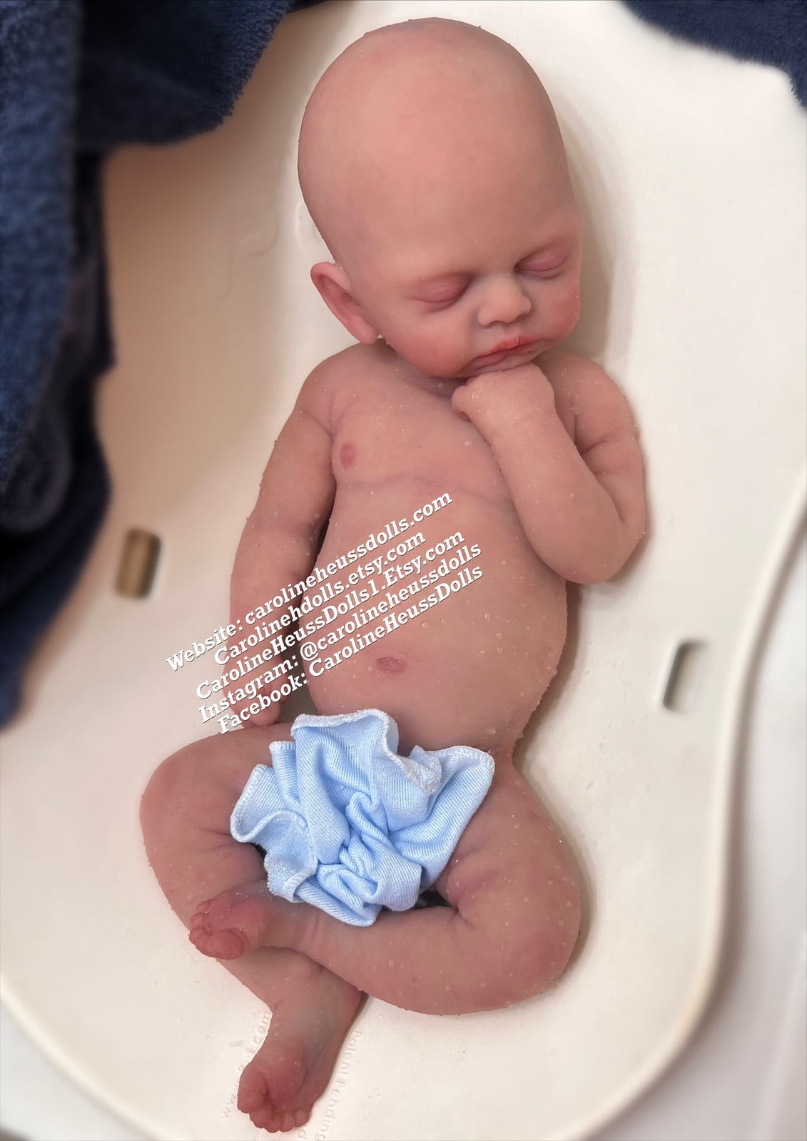 Ready to ship, soft full body silicone chubby 8lb newborn baby Olive