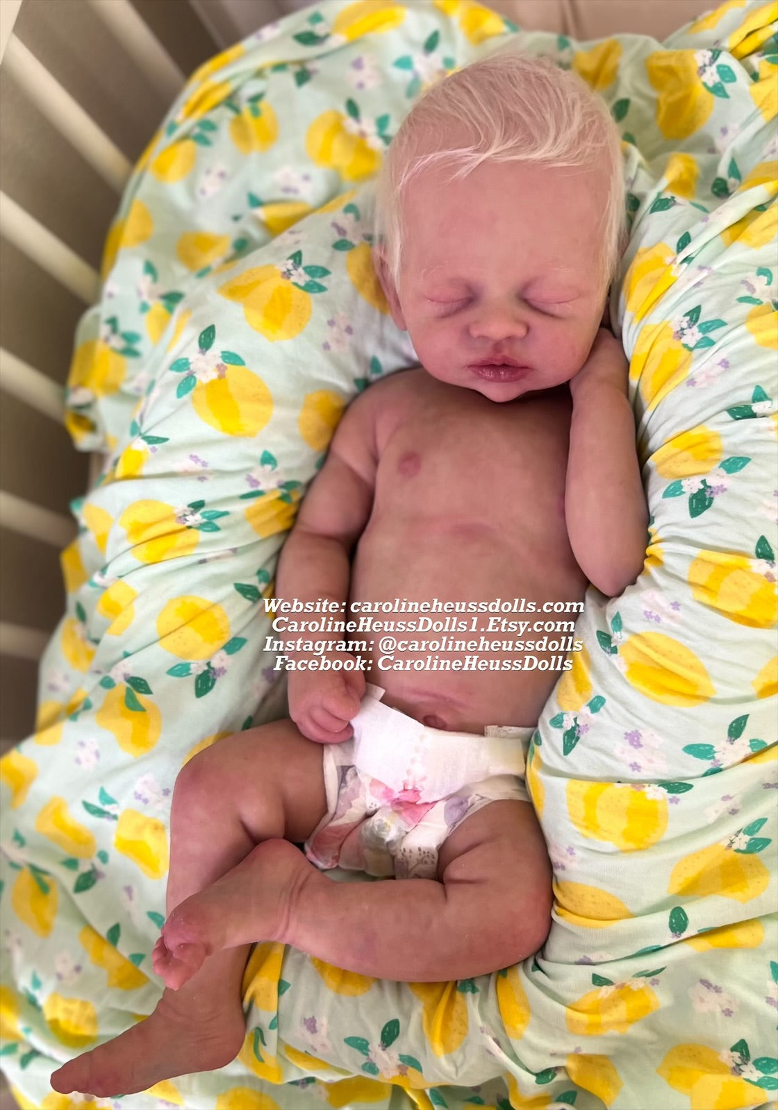 Customizable, Full body solid silicone, big baby 3month Darla