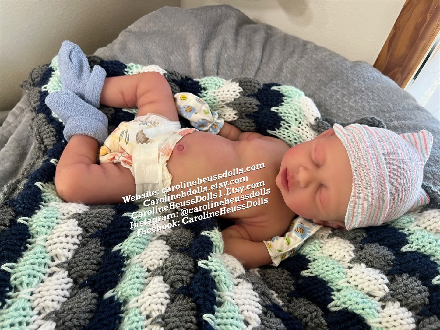 Ready to ship , Full body silicone baby doll, newborn reborn baby boy Drew