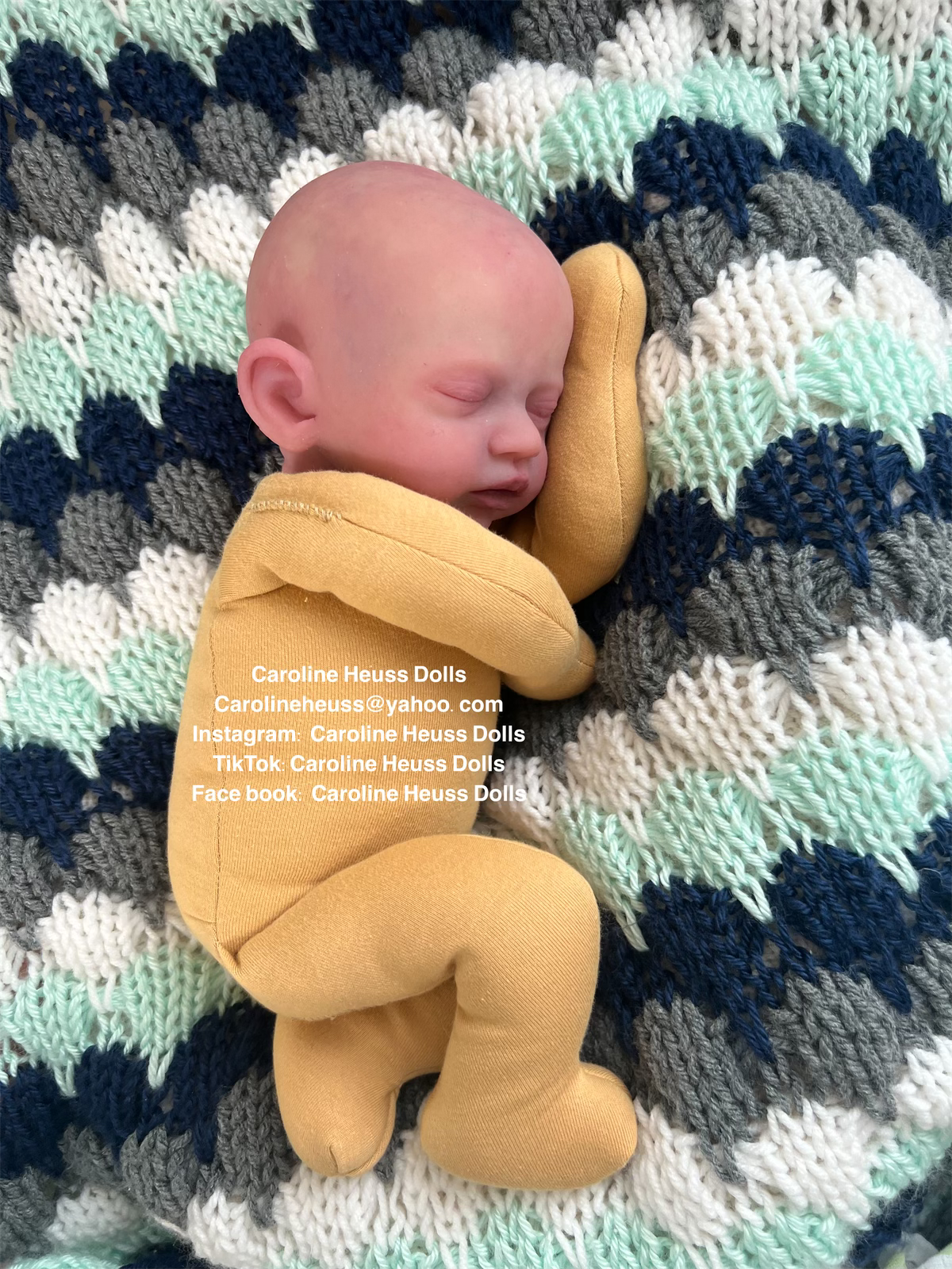 Custom order Cuddle body baby silicone Hayden