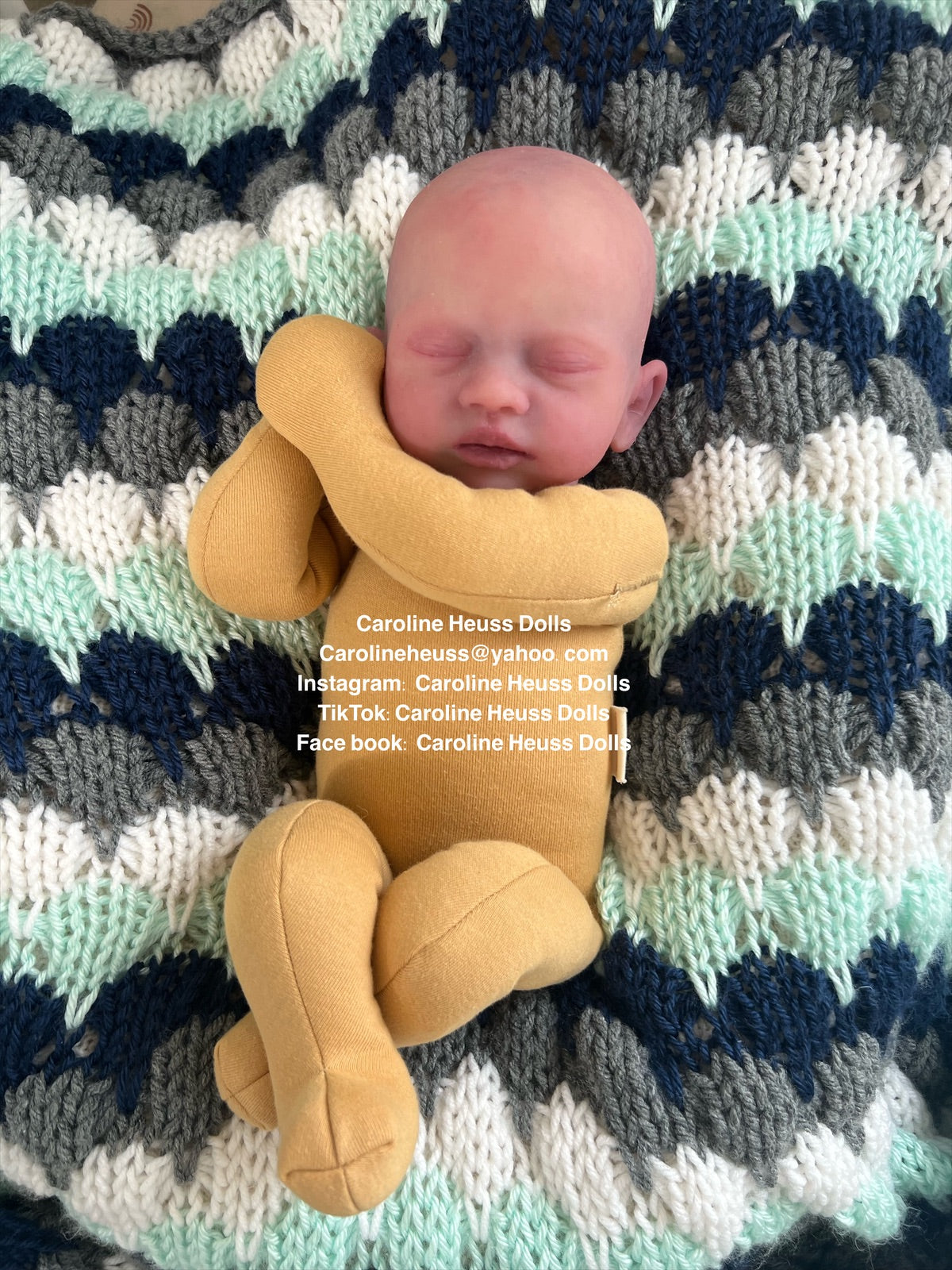 Custom order Cuddle body baby silicone Hayden